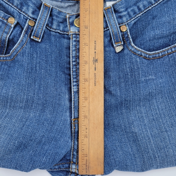 EUC Cruel Girl Slim Fit Bootcut Jeans Women's Size 01 Regular Light Blue Wash - Picture 10 of 12